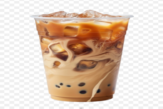 Iced coffee latte