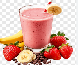 Strawberry Banana Frappe